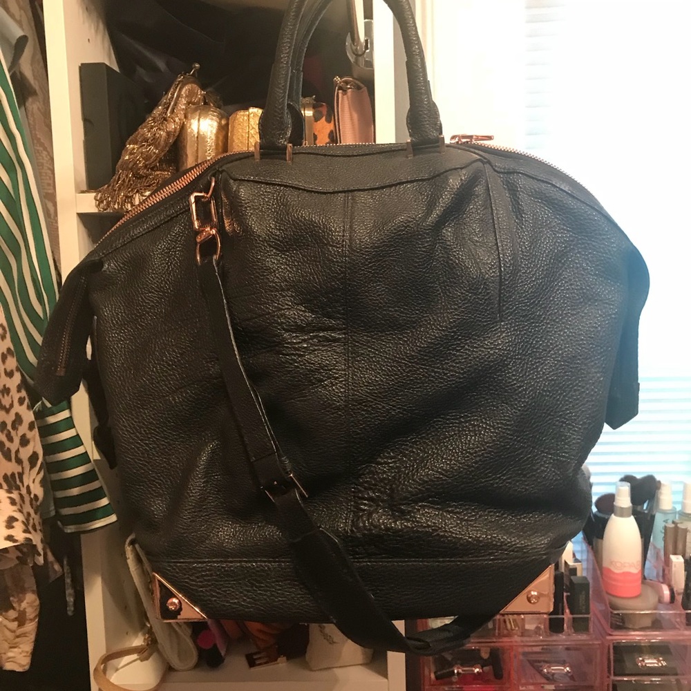 Alexander Wang bag with rose gold detail